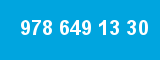 978 649 13 30